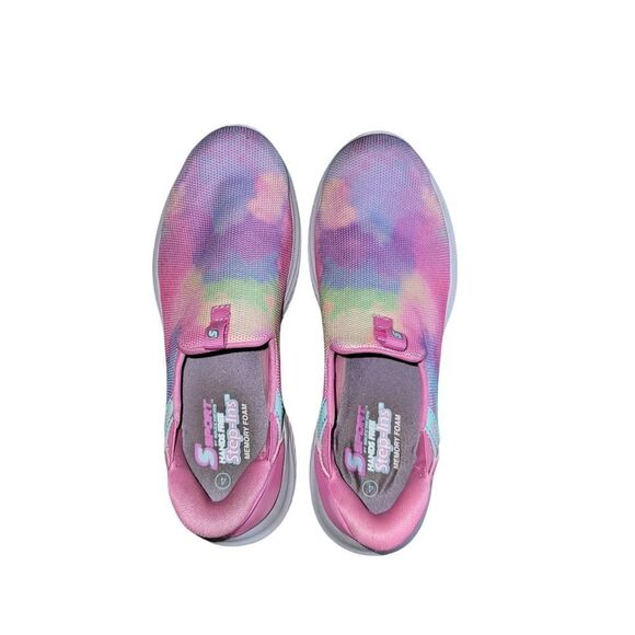 Skechers step ins hands free tye-dye size 4 - Picture 1 of 8